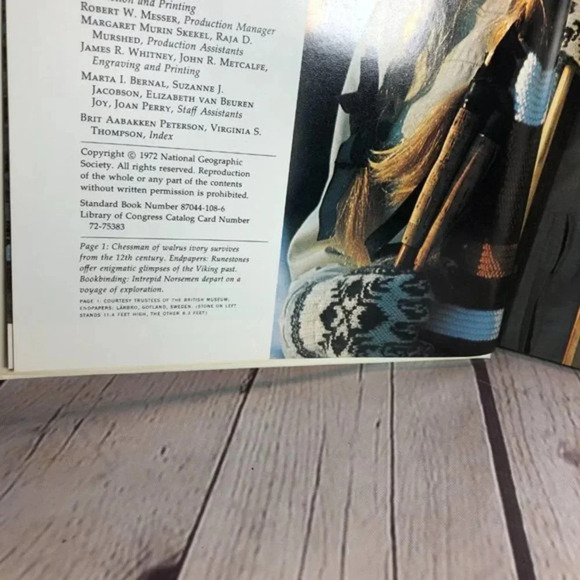 Vintage national geographic society book 1972 THE VIKINGS - Picture 7 of 11